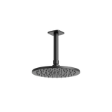 Artos Harmony 8" Rain Shower Head on Ceiling Mount Arm Matte Black – F924C8BK