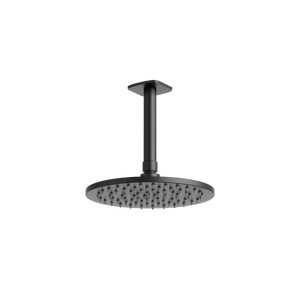 Artos Harmony 8" Rain Shower Head on Ceiling Mount Arm Matte Black – F924C8BK