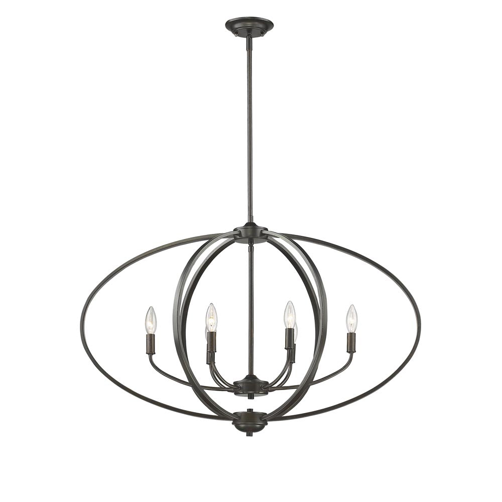 Colson EB Linear Pendant (with shade) in Etruscan Bronze