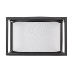 Manhattan Flush Mount in Matte Black