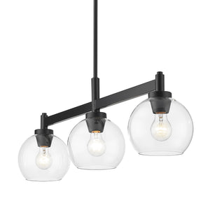 Galveston BLK Matte Black Linear Pendant