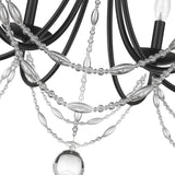 Mirabella 6 Light Chandelier in Matte Black