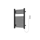 Artos Denby 27" x 18" Plug-In Heated Towel Rail Matte Black – M06845P-BK