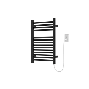 Artos Denby 27" x 18" Plug-In Heated Towel Rail Matte Black – M06845P-BK