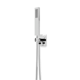 Artos Edge Flexible Hose Hand Shower Kit with 3.25" Escutcheon Chrome – F907-77CH