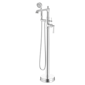 Artos Classic Floor Mount Tub Filler Trim Kit with Hand Held Shower Chrome – FS511TKCH