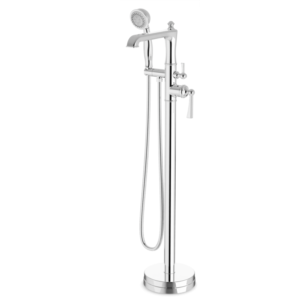 Artos Classic Floor Mount Tub Filler Trim Kit with Hand Held Shower Chrome – FS511TKCH