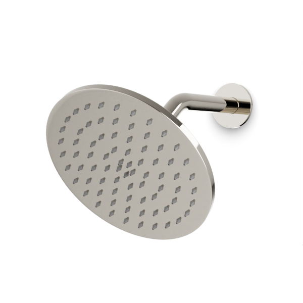 Artos Opera 8" Shower Head on Angled Arm Polished Nickel – F907-9PN