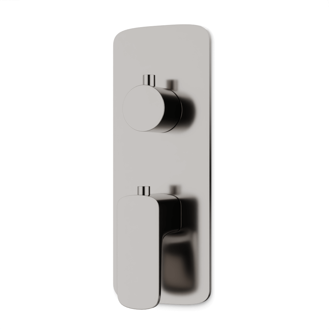 Artos Harmony Thermostat with 3-Way Diverter & Off Position Trim Kit Brushed Nickel – F903B-64TKBN