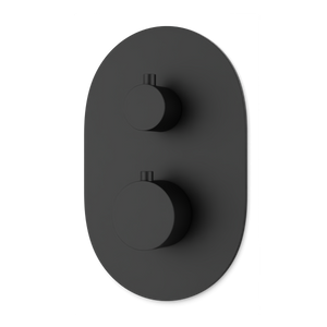 Artos Opera Thermostat with 3-Way Diverter & Off Position Trim Kit Matte Black – F903B-58TKBK