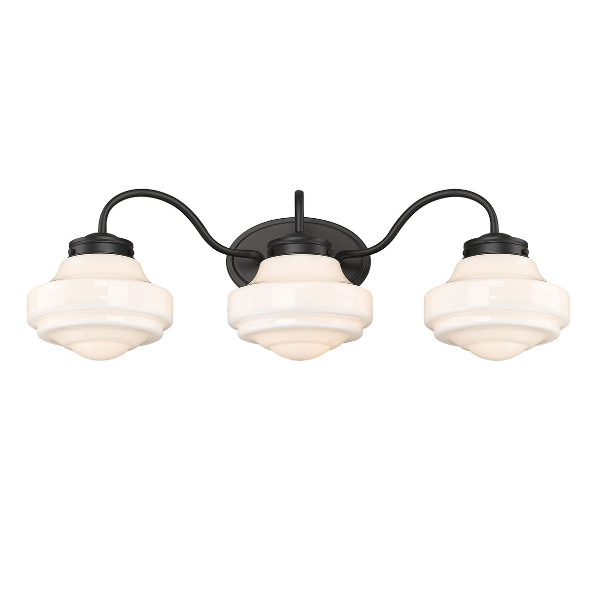 Ingalls Matte Black 3 Light Bath Vanity