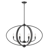 Colson BLK Linear Pendant in Matte Black