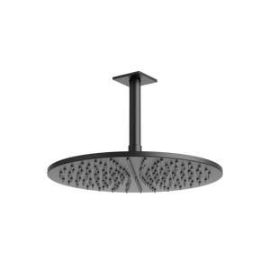 Artos Otella 12" Rain Shower Head on Ceiling Mount Arm Matte Black – F907-18/5BK
