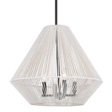 Valentina 4 Light Pendant in Matte Black