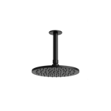 Artos Opera 8" Rain Shower Head on Ceiling Mount Arm Matte Black – F907-3/5BK