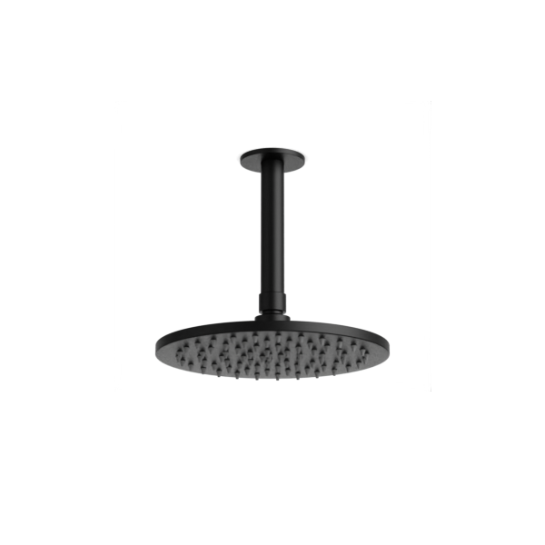 Artos Opera 8" Rain Shower Head on Ceiling Mount Arm Matte Black – F907-3/5BK