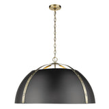 Aldrich AB 8 Light Pendant in Aged Brass
