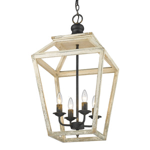 Haiden 4 Light Pendant in Antique Black Iron