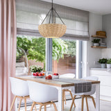 Hathaway 4-Light Pendant in Matte Black