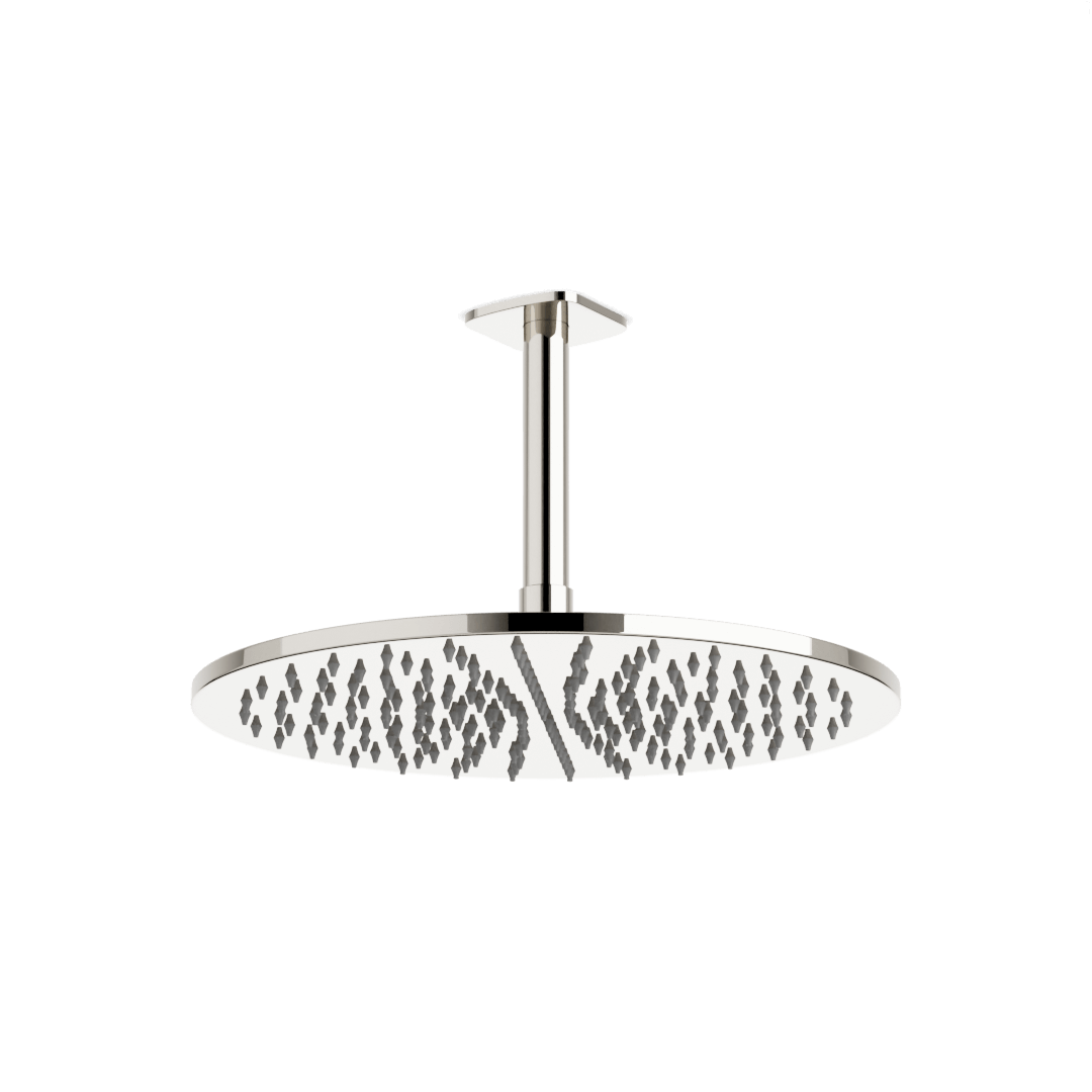 Artos Harmony 12" Rain Shower Head on Ceiling Mount Arm Polished Nickel – F924C12PN