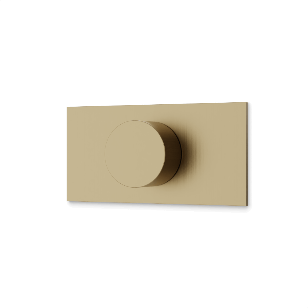 Artos Otella 3-Way Diverter Linear Trim Kit Satin Brass – F909A-7TKSB