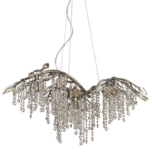 Autumn Twilight 6 Light Chandelier in Mystic Gold