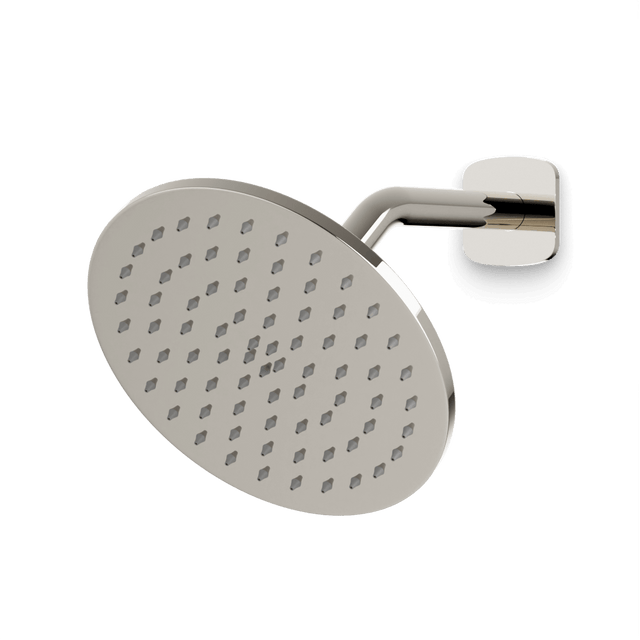 Artos Harmony 8" Shower Head on Angled Arm Polished Nickel – F924A8PN