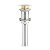 Artos Pop-Up Drain without Overflow Satin Brass – F910-13SB