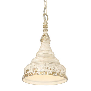 Keating 1-Light Pendant in Antique Ivory