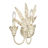 Lillianne Antique Ivory 2 Light Wall Sconce