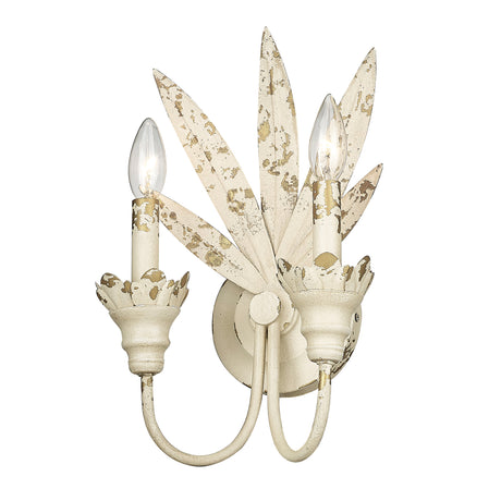 Lillianne Antique Ivory 2 Light Wall Sconce