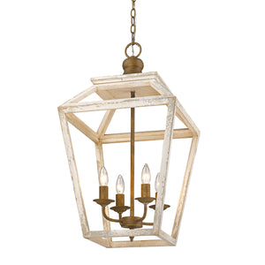 Haiden 4-Light Pendant in Burnished Chestnut