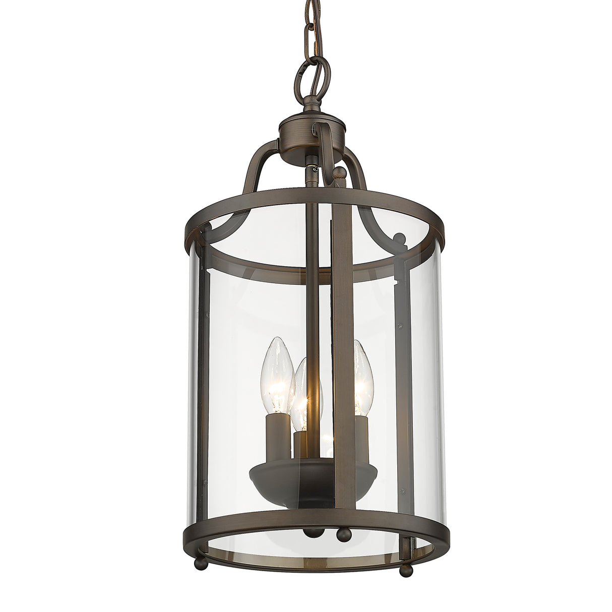 Payton RBZ 3 Light Pendant in Rubbed Bronze