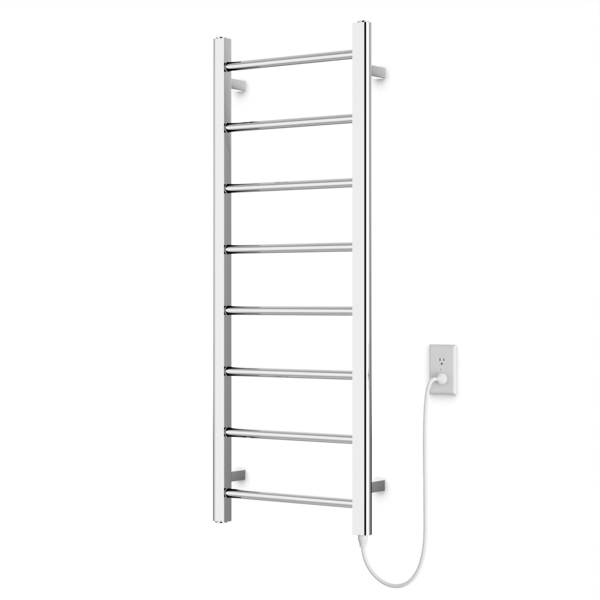 Artos Ryton 47" x 18" Plug-In Heated Towel Rail Chrome – MR12045P-CH