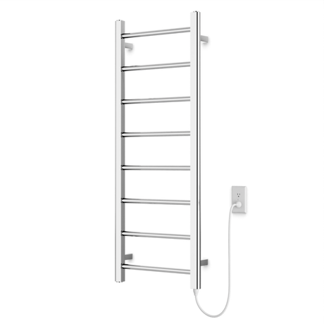 Artos Ryton 47" x 18" Plug-In Heated Towel Rail Chrome – MR12045P-CH