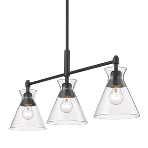 Malta Matte Black Linear Pendant