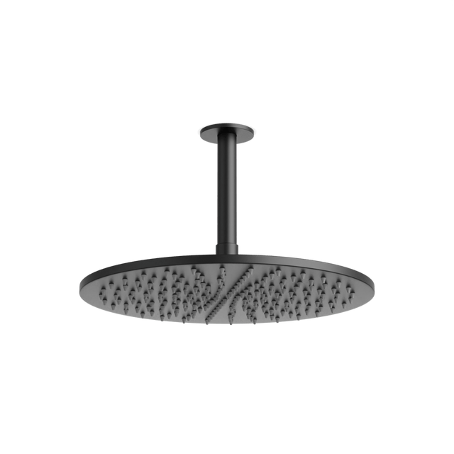 Artos Opera 12" Rain Shower Head on Ceiling Mount Arm Matte Black – F907-16/5BK