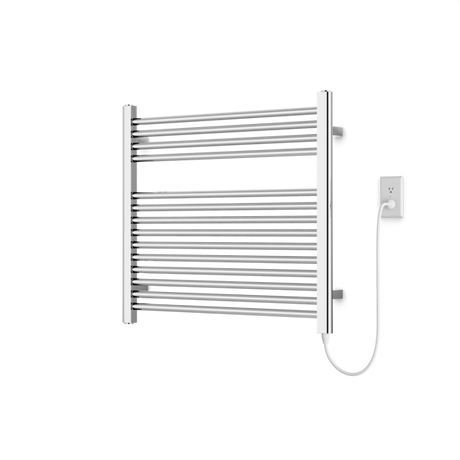 Artos Denby 27" x 30" Plug-In Heated Towel Rail Chrome – M06875P-CH