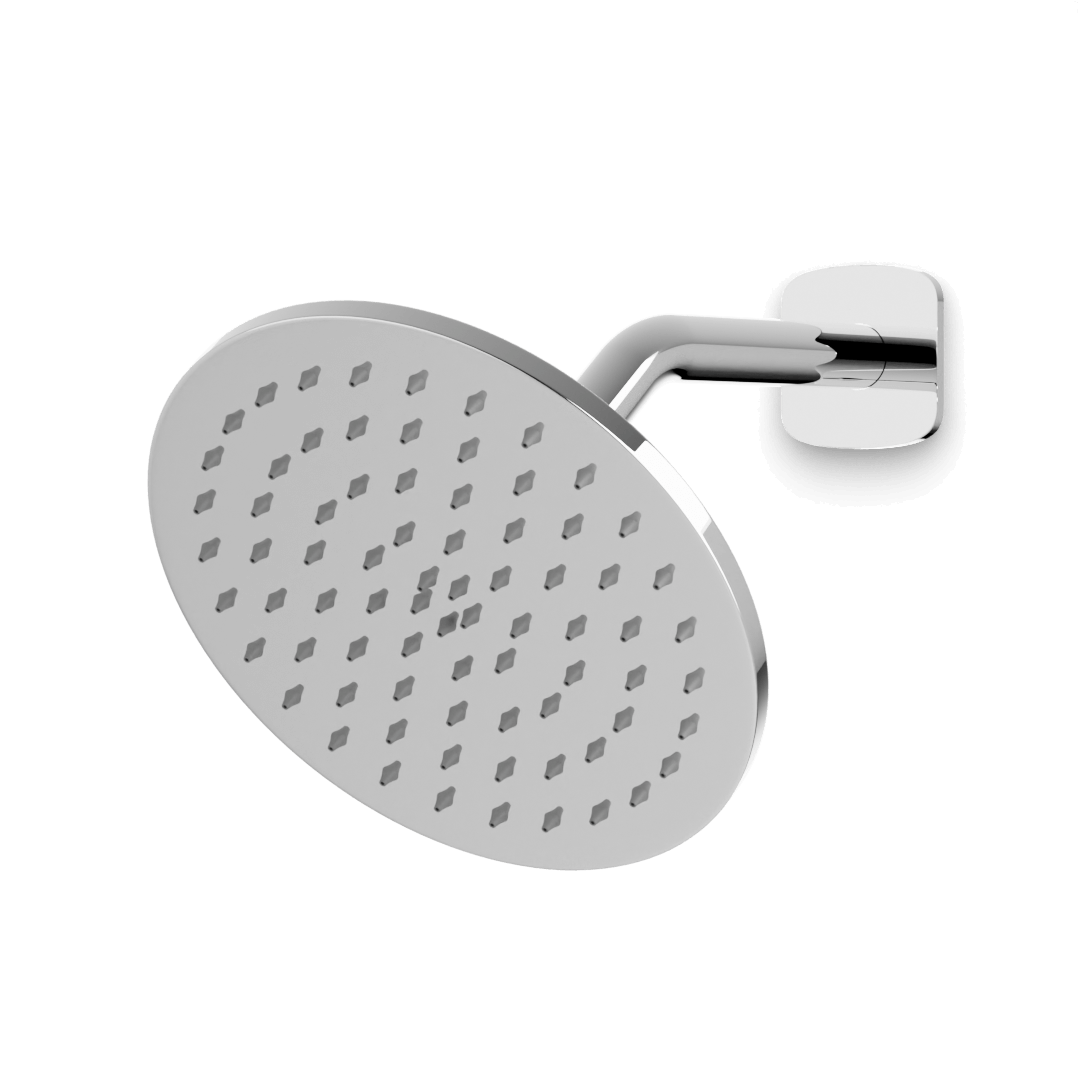 Artos Harmony 8" Shower Head on Angled Arm Chrome – F924A8CH