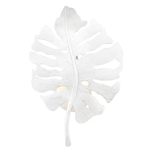 Aruba TWP 1 Light Wall Sconce in Textured White Plaster