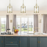 Payton BCB Mini Pendant in Brushed Champagne Bronze with Clear Glass Shade