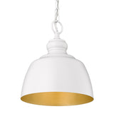 Holmes WHT Mini Pendant in Matte White