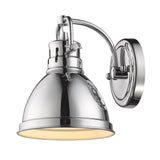 Duncan 1 Light Bath Vanity in Chrome with a Chrome Shade