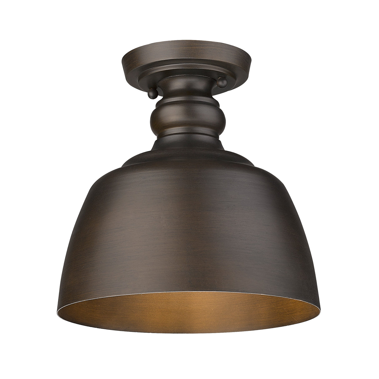 Holmes Flush Mount in Rubbed Bronze