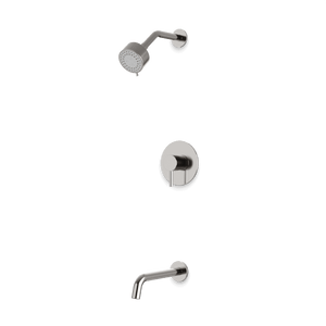 Artos Opera 2-Way Pressure Balance Multifunction Shower Trim Kit with Tub Filler Brushed Nickel – TS266BN