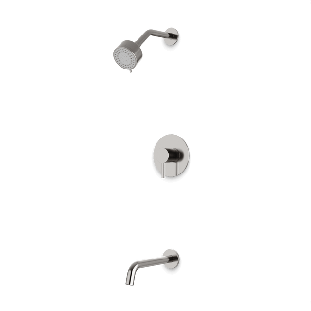 Artos Opera 2-Way Pressure Balance Multifunction Shower Trim Kit with Tub Filler Brushed Nickel – TS266BN