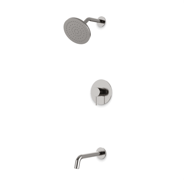 Artos Opera 2-Way Pressure Balance Shower Trim Kit with Tub Filler Brushed Nickel – TS256BN