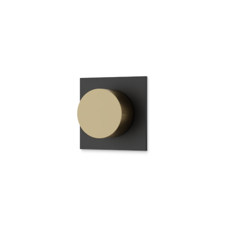 Artos Otella 3-Way Diverter Trim Kit Satin Brass / Matte Black – F909A-9TKSBB