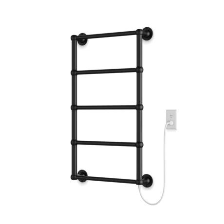 Artos Empire 36" x 22" Plug-In Heated Towel Rail Matte Black – TEM09255P-BK
