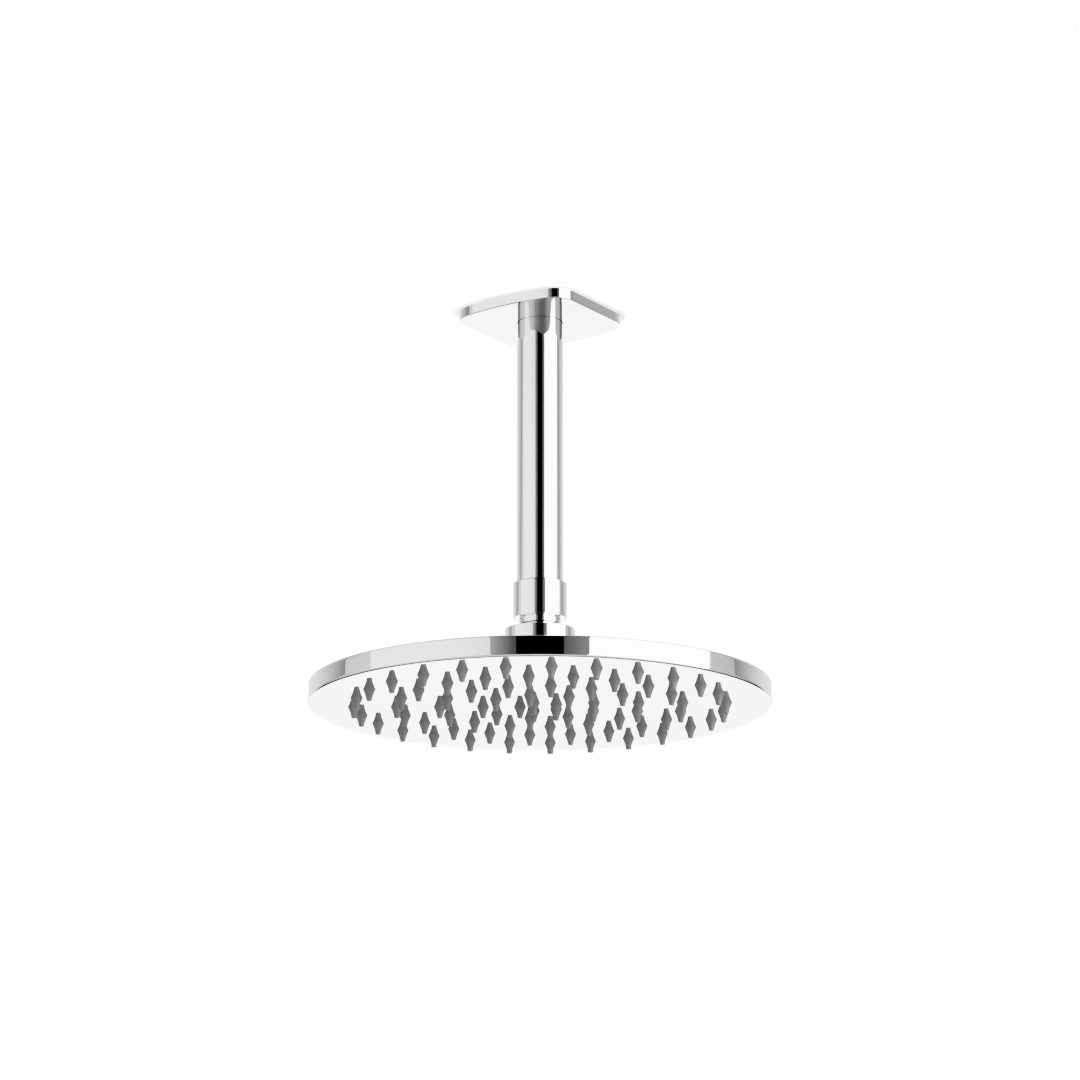Artos Harmony 8" Rain Shower Head on Ceiling Mount Arm Chrome – F924C8CH